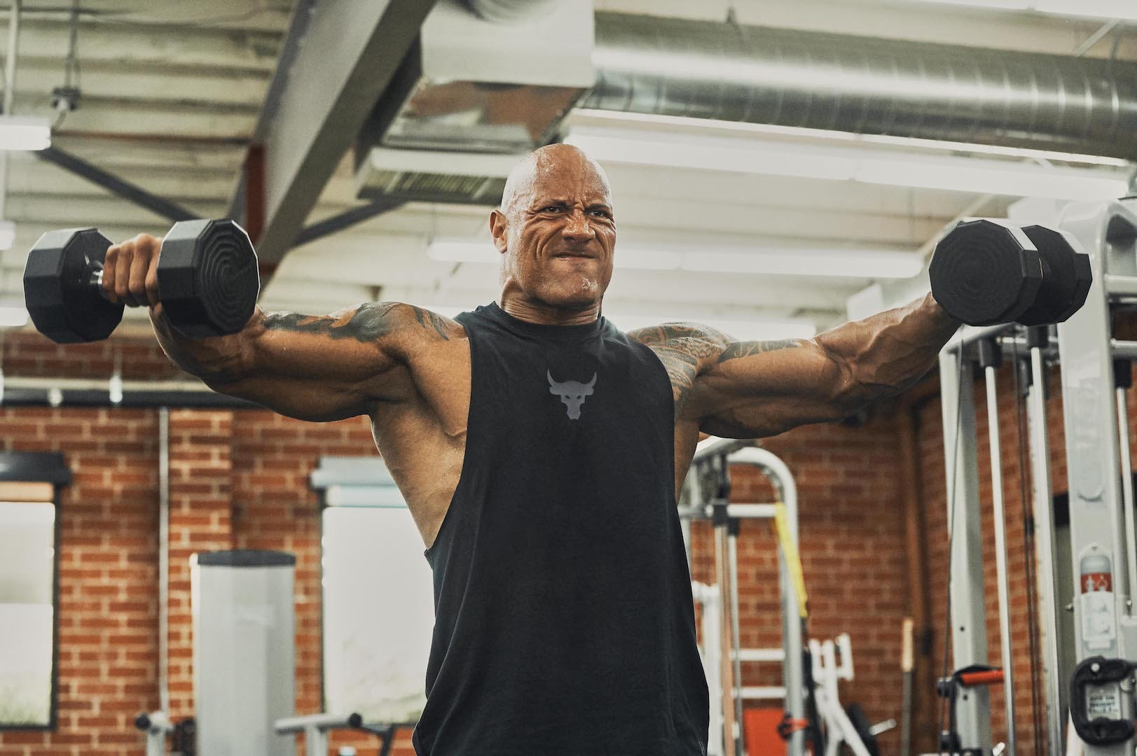 The Rock Used This Workout to Build Massive Shoulders for ‘Black Adam'