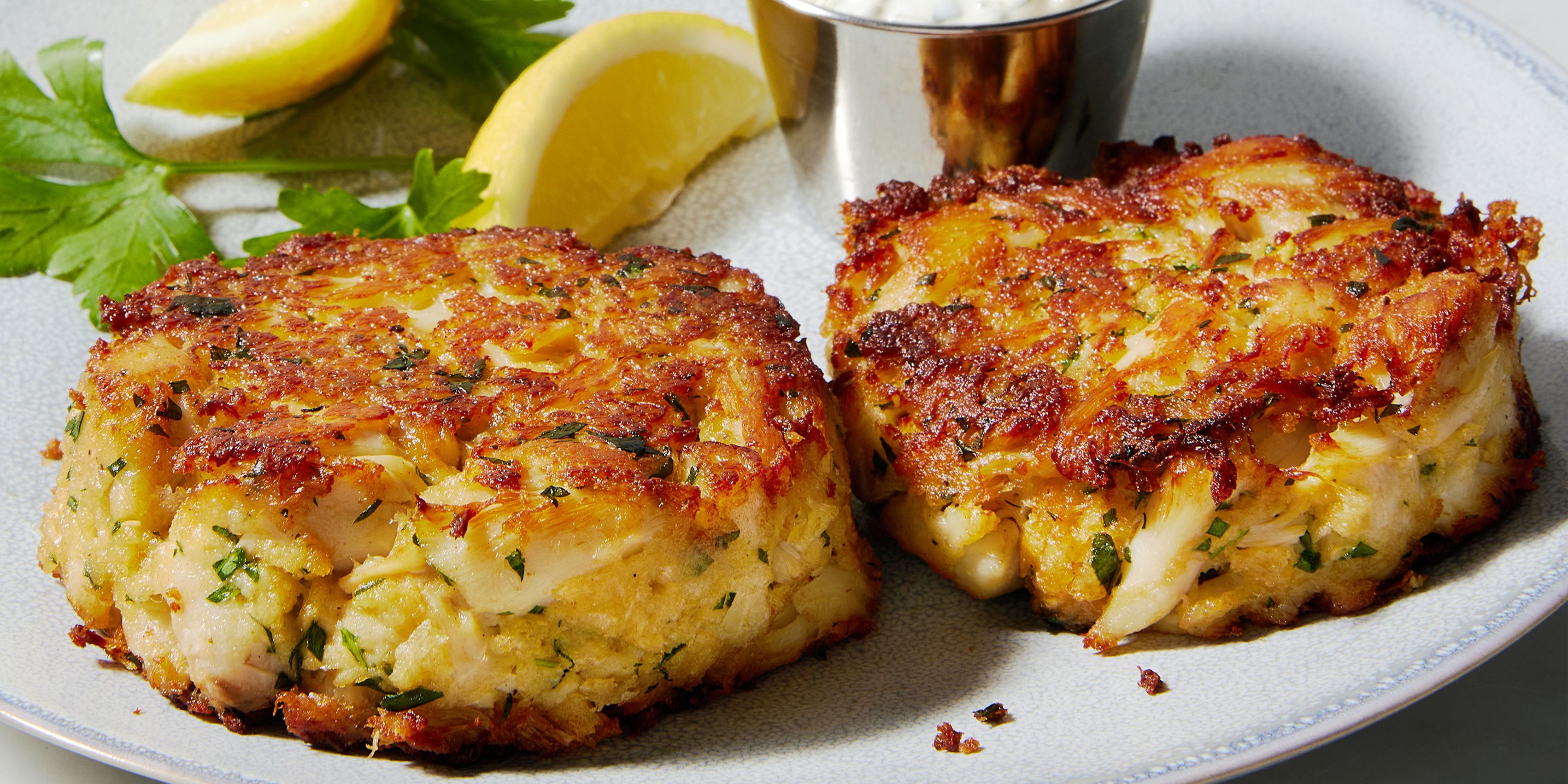 Chesapeake Blue Crab Cakes with Fried Oysters Recipe