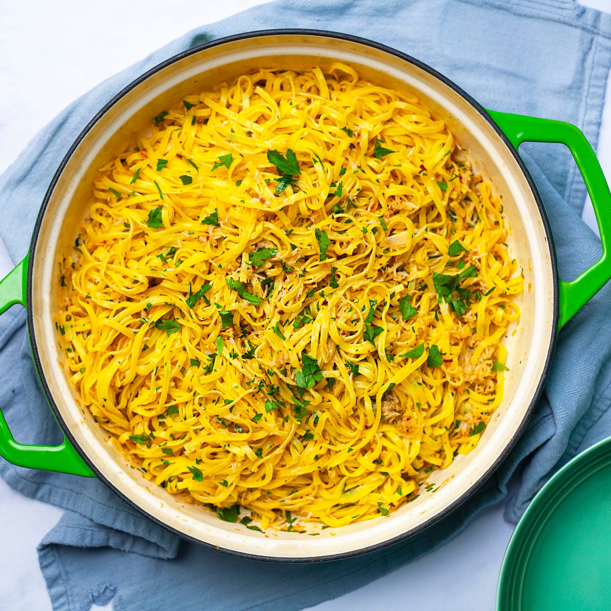 crab linguine