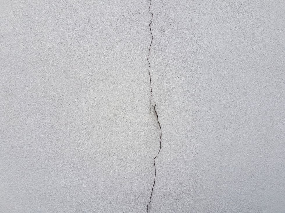 cracked wall for background