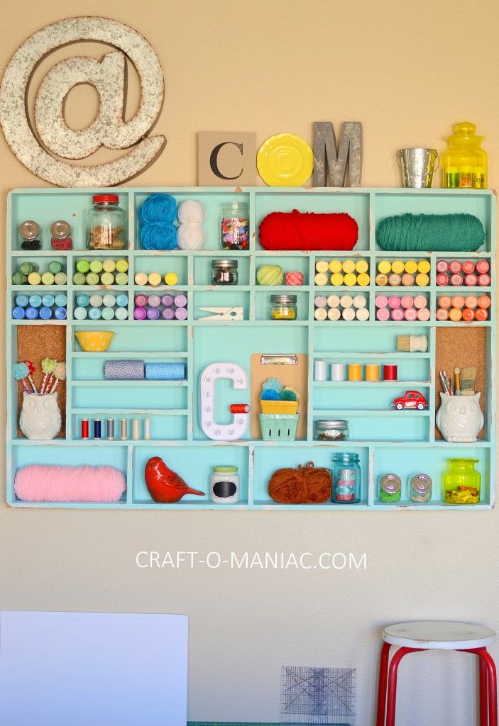 Craft room, craft room storage, craft studio, organizing your craft room