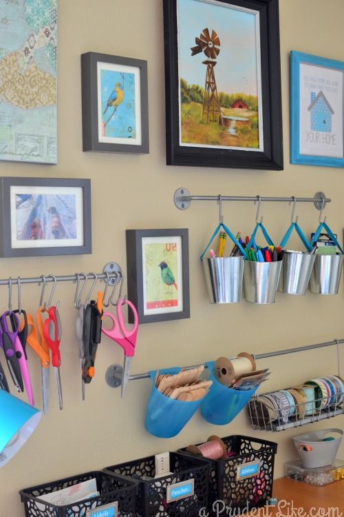 The 25 Most Practical Tips For Organizing Your Craft Room - The