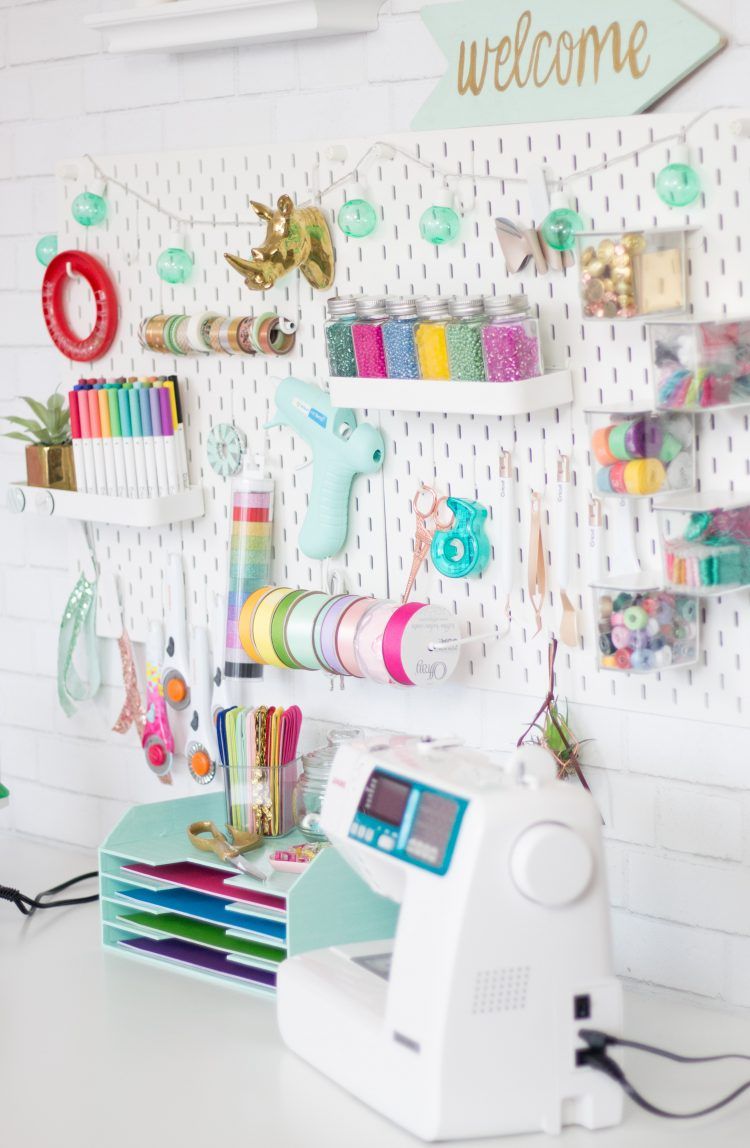 How To Organize Art & Craft Supplies in a Small Space
