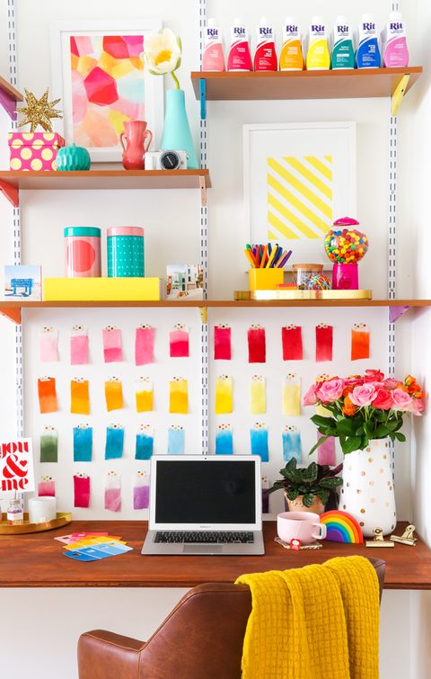 colorful craft room ideas