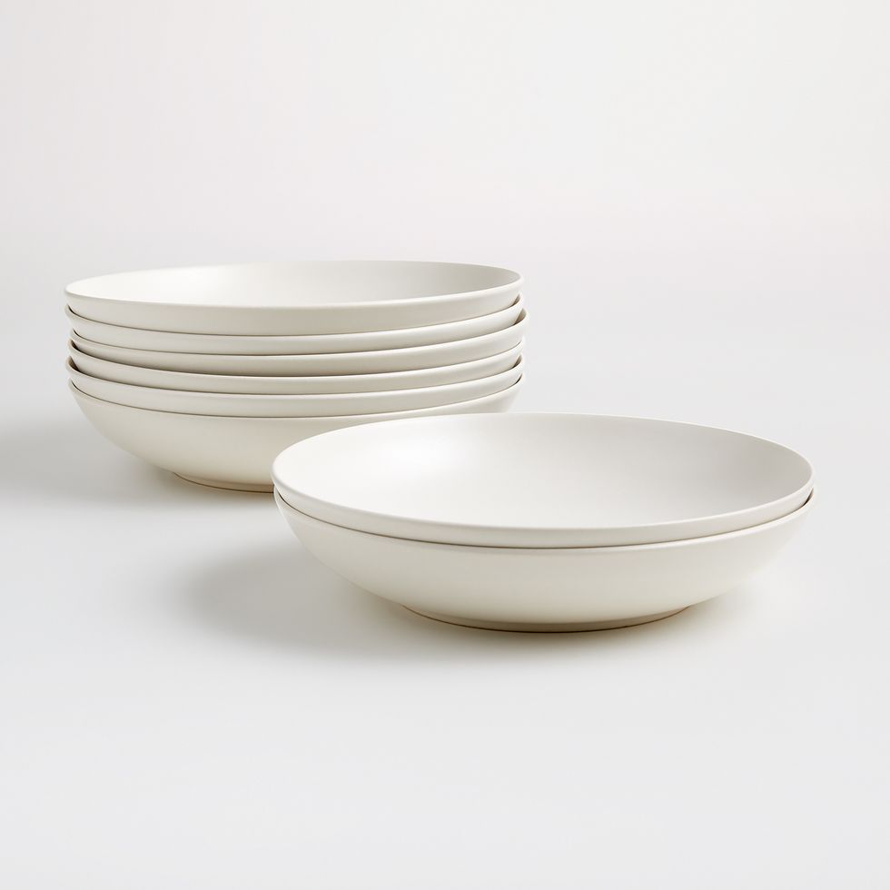 crate and barrel shallow bowls