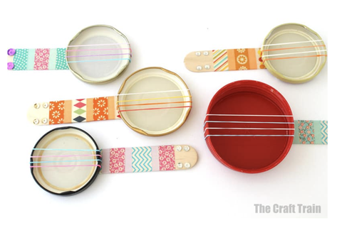 crafts for kids banjos