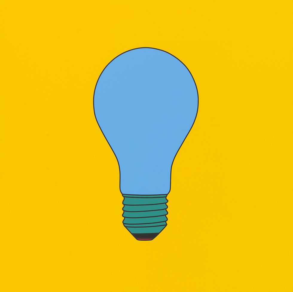 Yellow, Light bulb, Illustration, Incandescent light bulb, Clip art, 