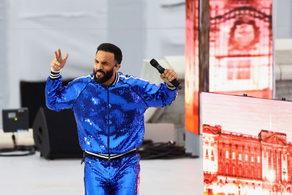 craig david performs during the queen elizabeth ii platinum jubilee 2022 platinum party at the palace