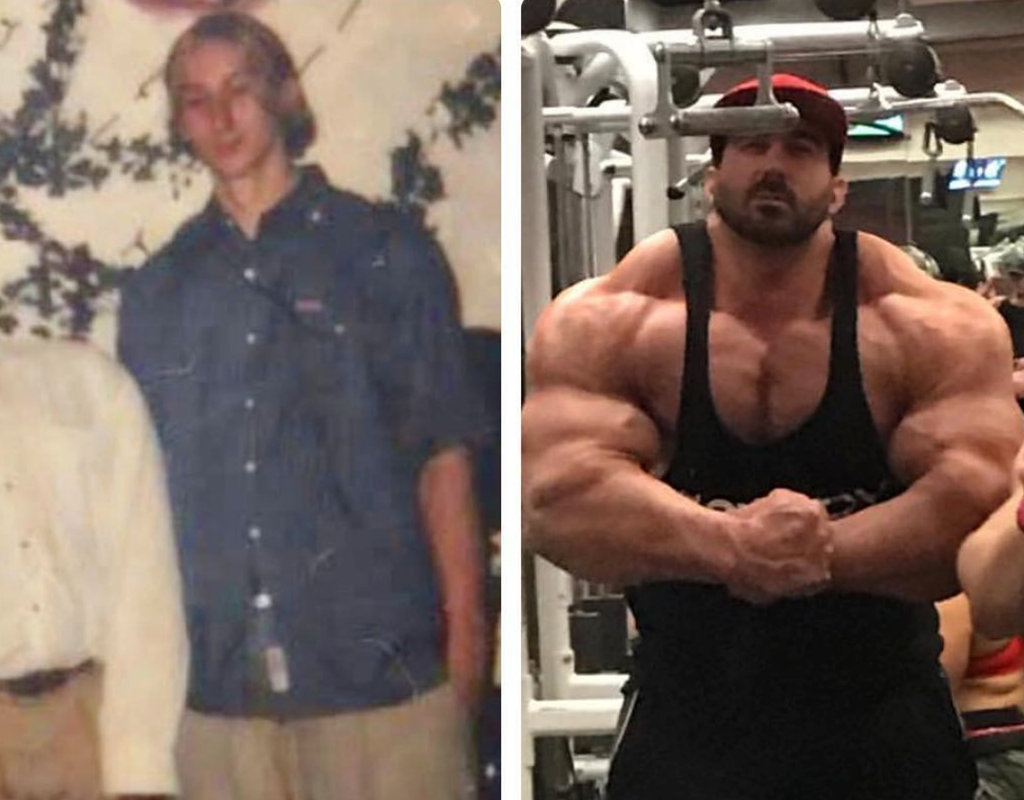 This Bodybuilder Transformed from a 140 Pound Teen to a 350lbs Unit