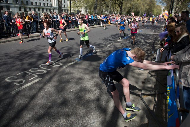 cramp during marathon