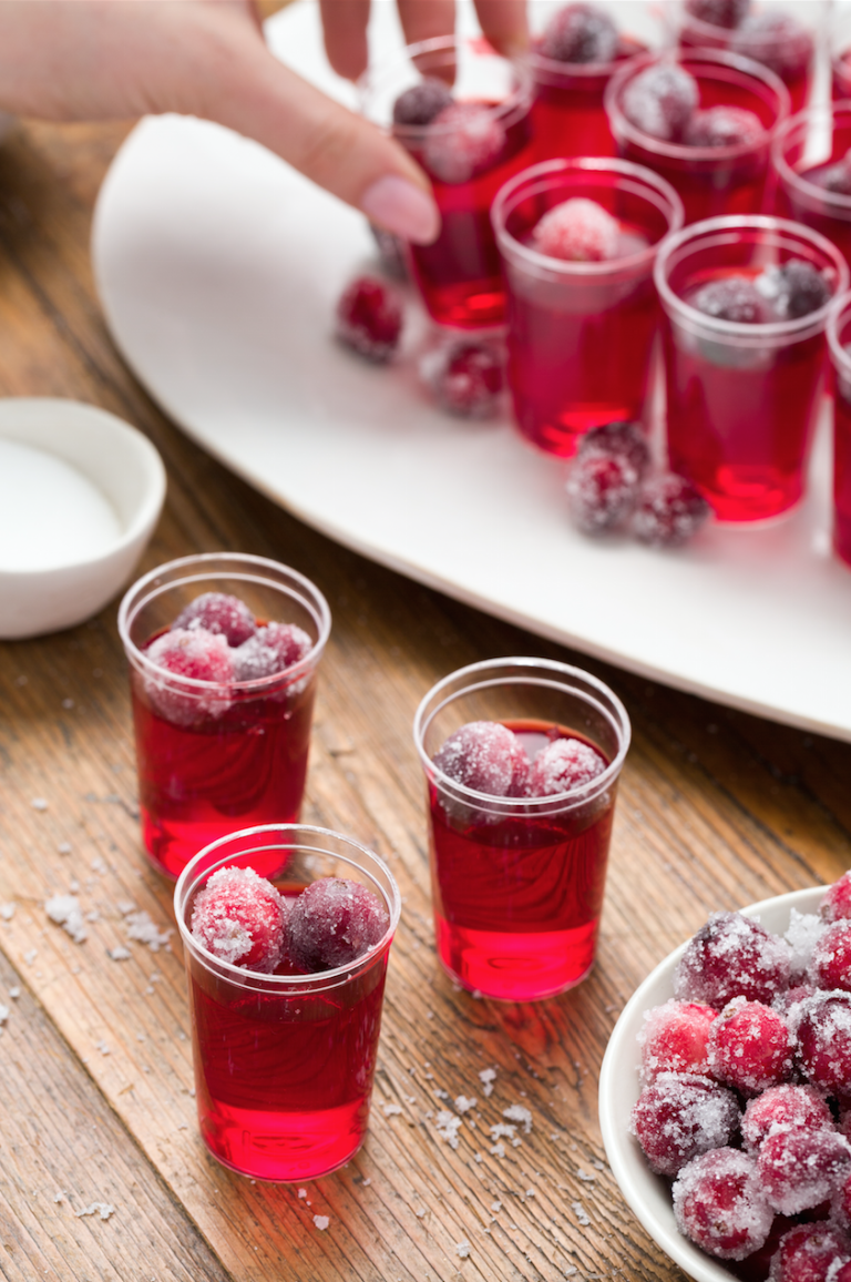 cranberry jello shots