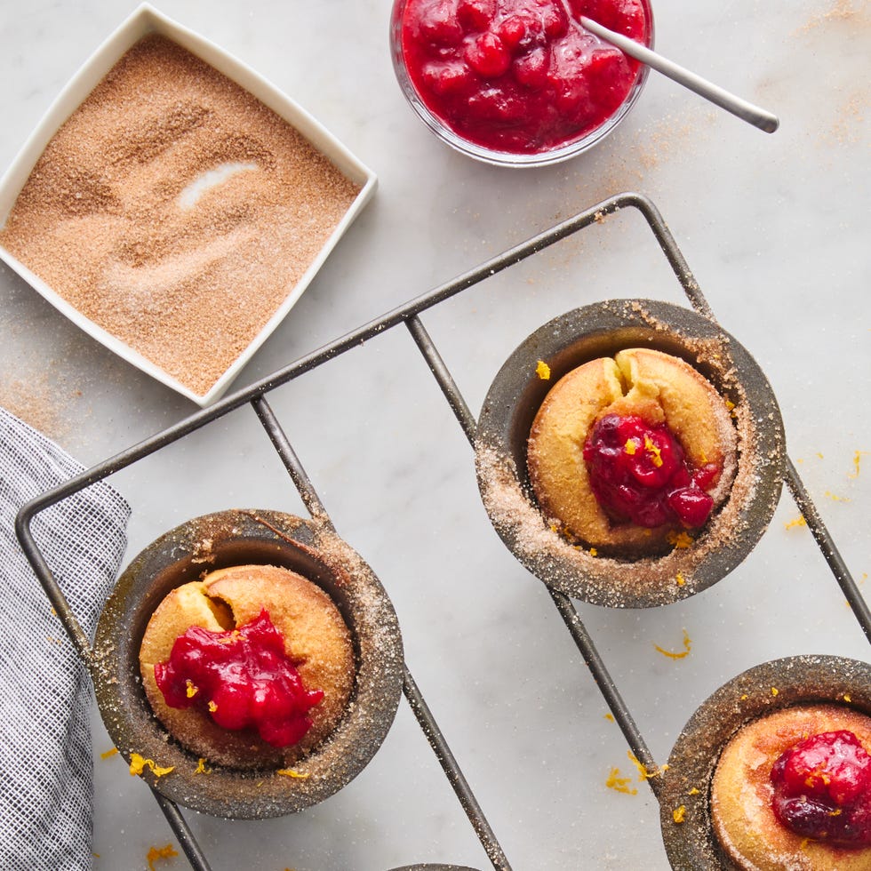 orange cranberry popovers