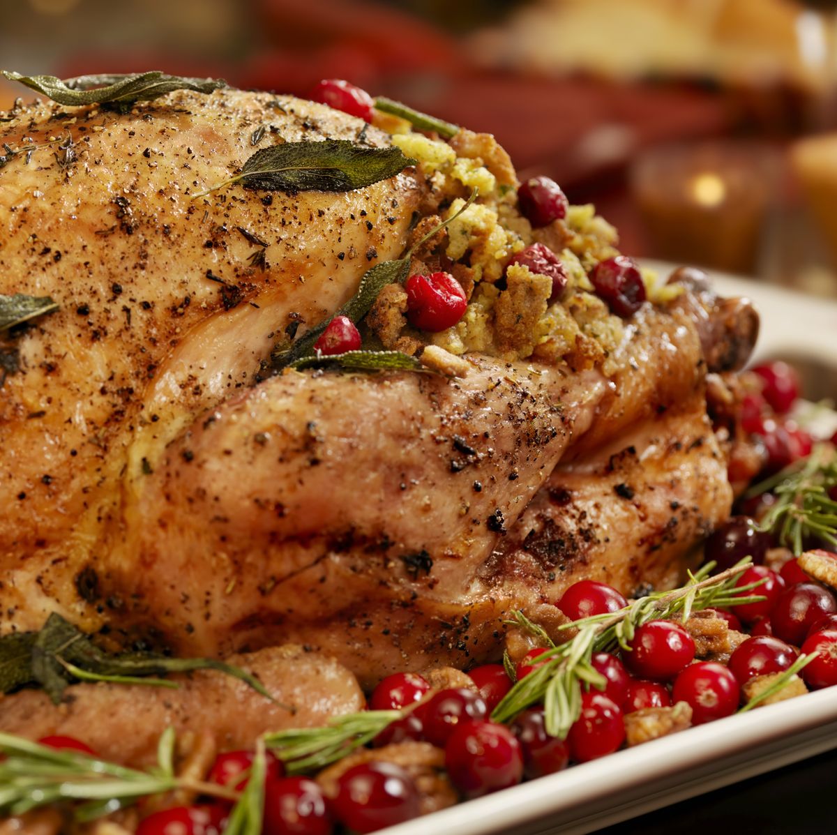 salami and sour cherry stuffing christmas turkey recipe