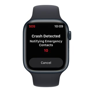 crash detection feature on apple watch series 8