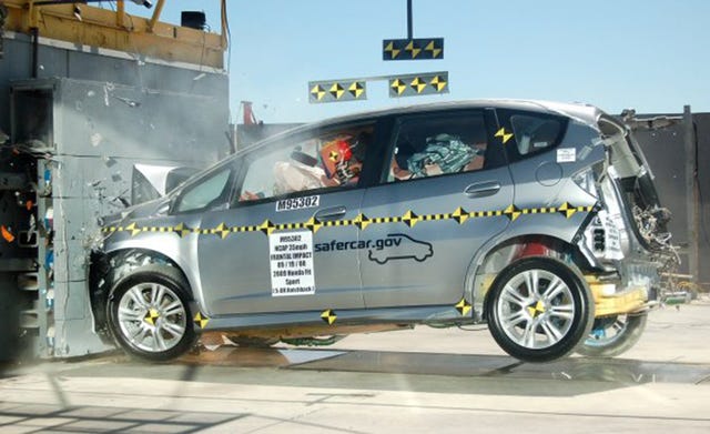 nhtsa frontal crash test