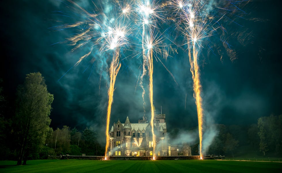 Crawfordton House, Scottish Baronial Mansion House - castle