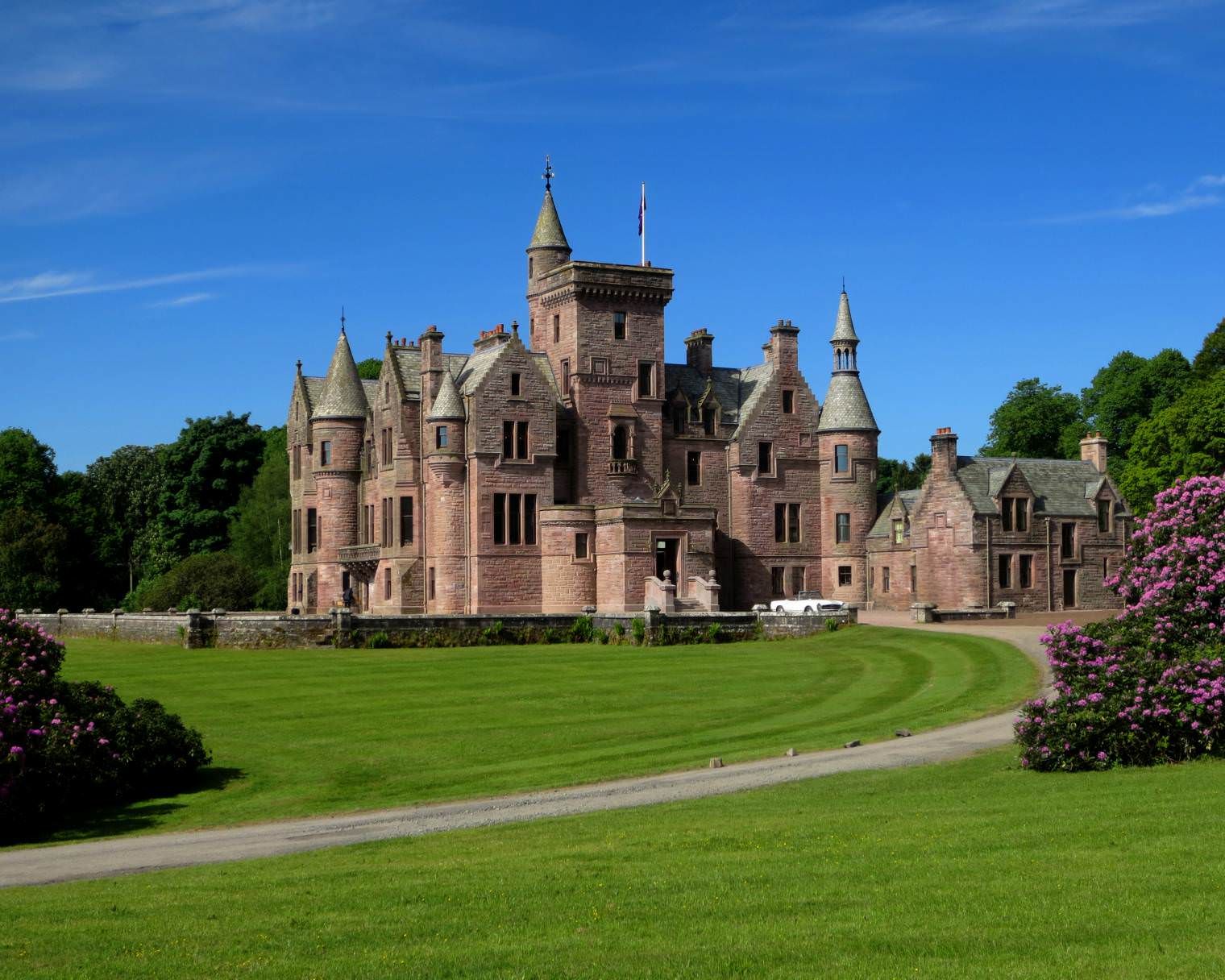 Crawfordton House, Scottish Baronial Mansion House - castle