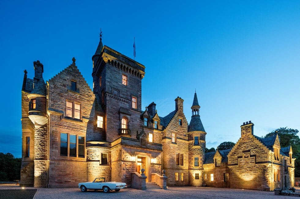 Crawfordton House, Scottish Baronial Mansion House - castle