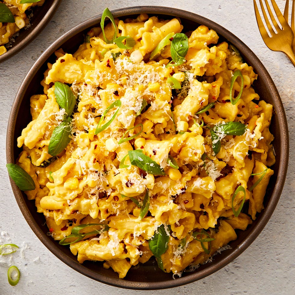 creamy corn pasta