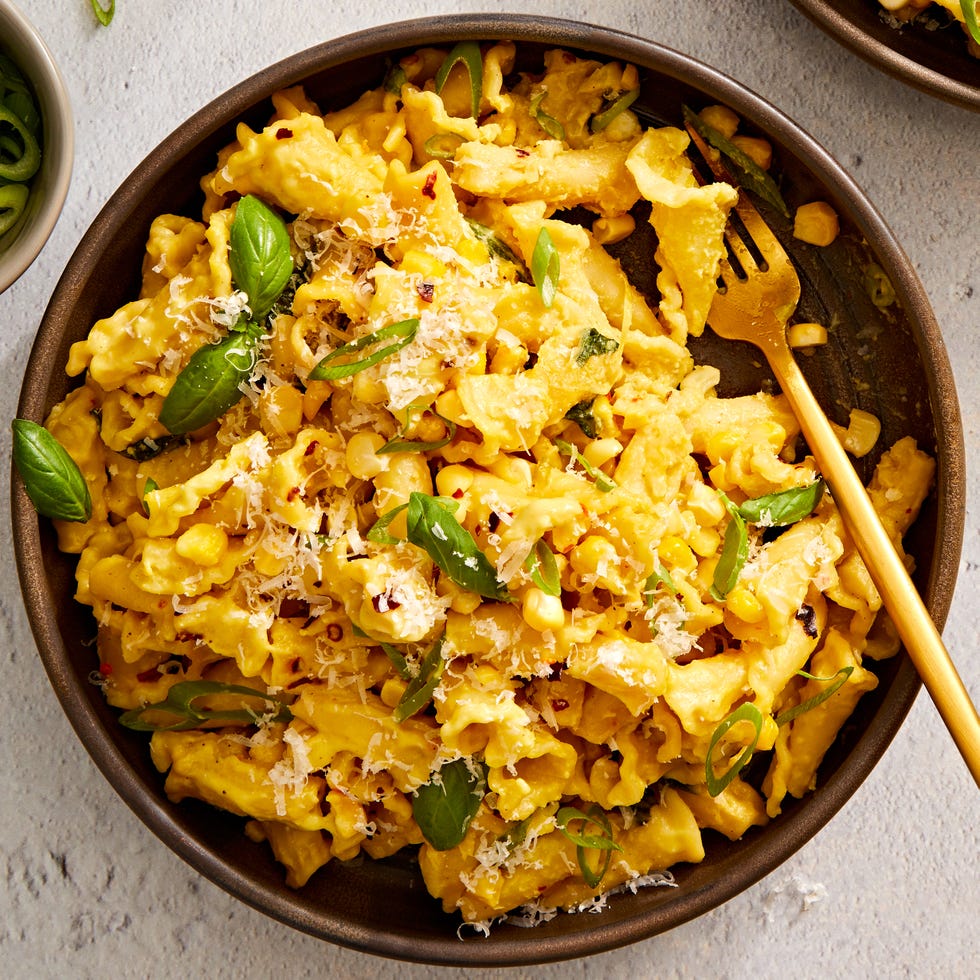 creamy corn pasta