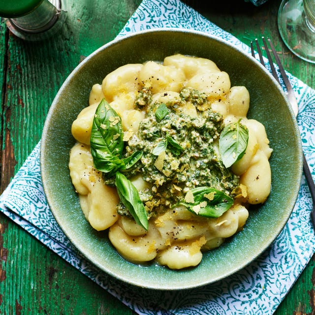 ‘Creamy’ Gnocchi with Walnut Pesto