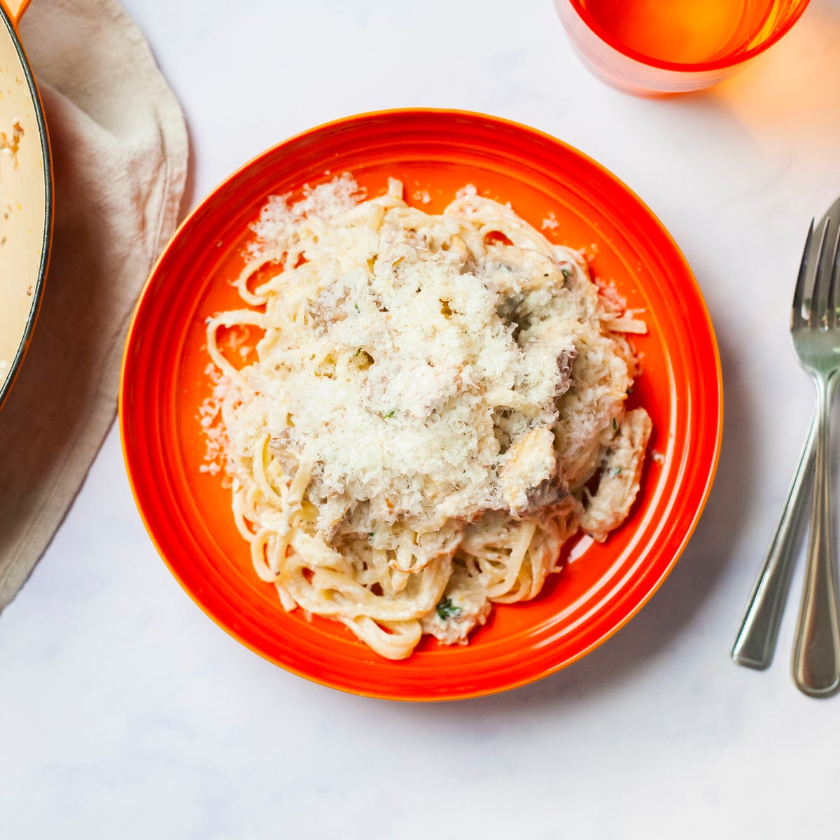 creamy turkey pasta