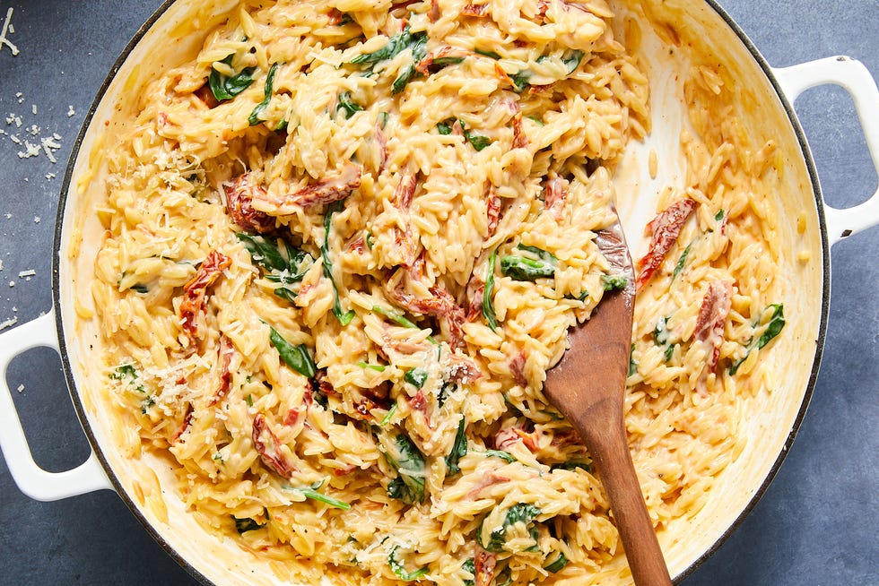 creamy tuscan orzo