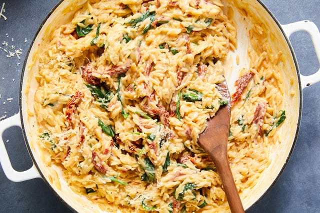 creamy tuscan orzo