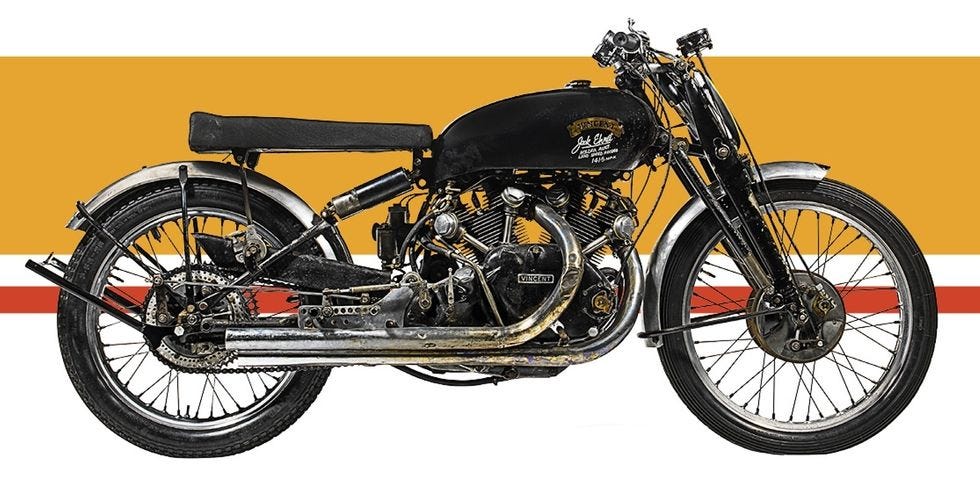 1951 Vincent Black Lightning Motorcycle Is Up for Auction