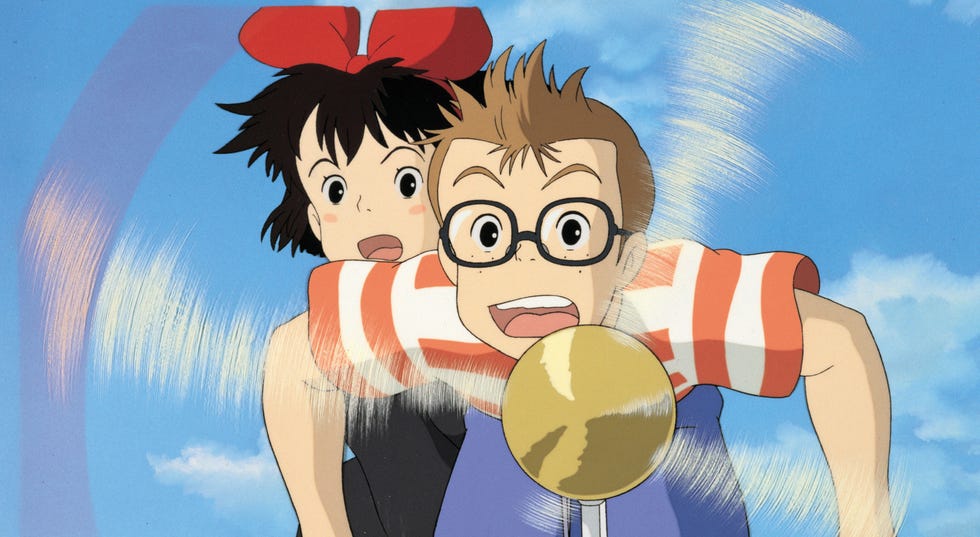 f6fak2 aug 02, 1986; tokyo, japan; a scene from 'kiki's delivery service'. directed by hayao miyazaki.
