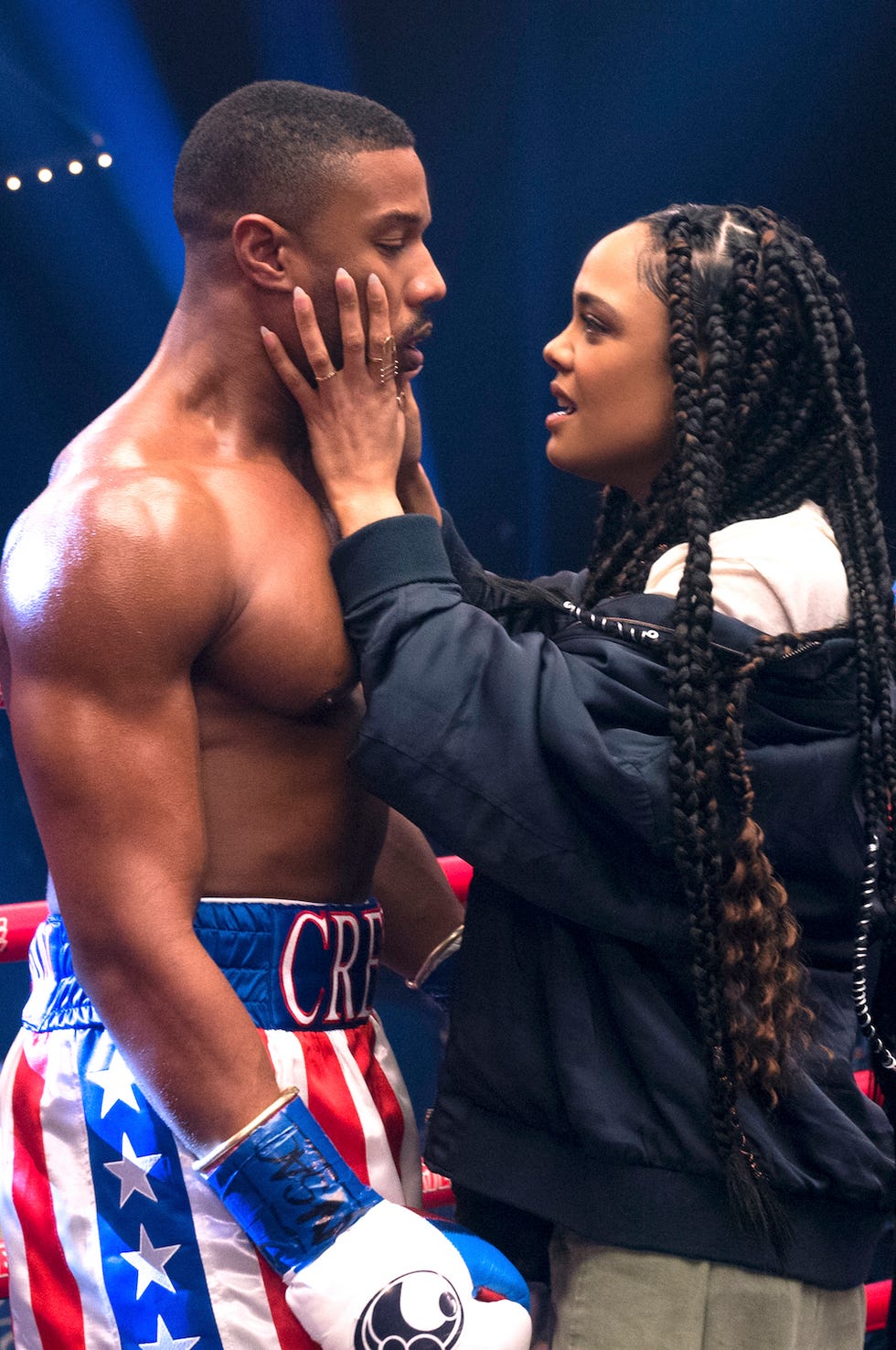 Tessa Thompson On 'Cute Grumpy' Michael B. Jordan On 'Creed III' Set