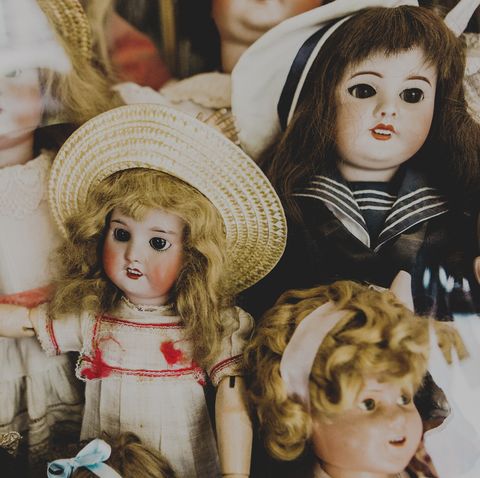 creepy vintage doll