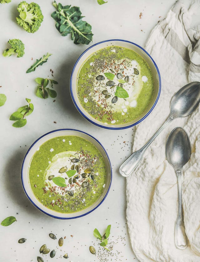 receta crema de brócoli con coco