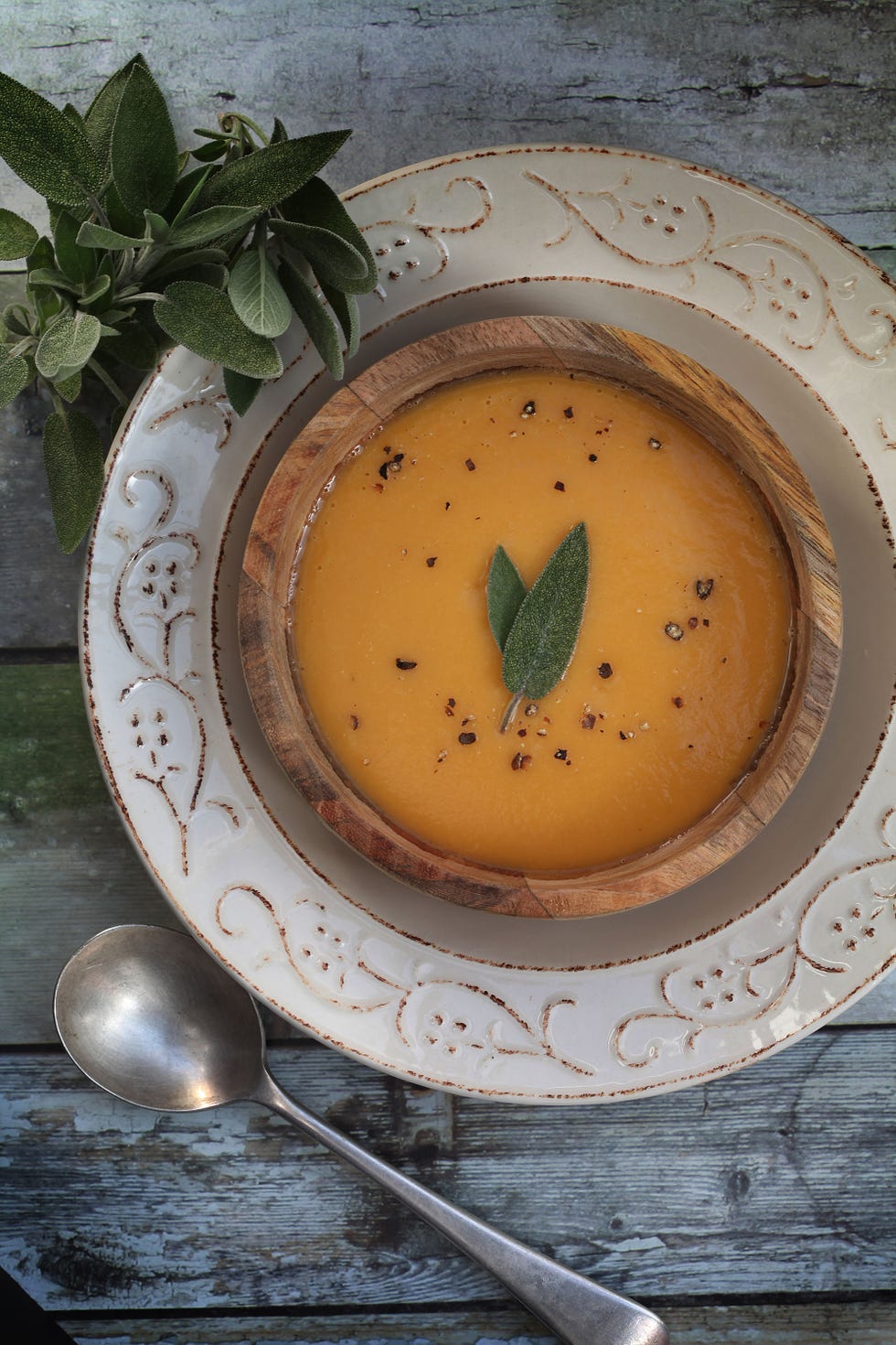 receta crema de batata y pera