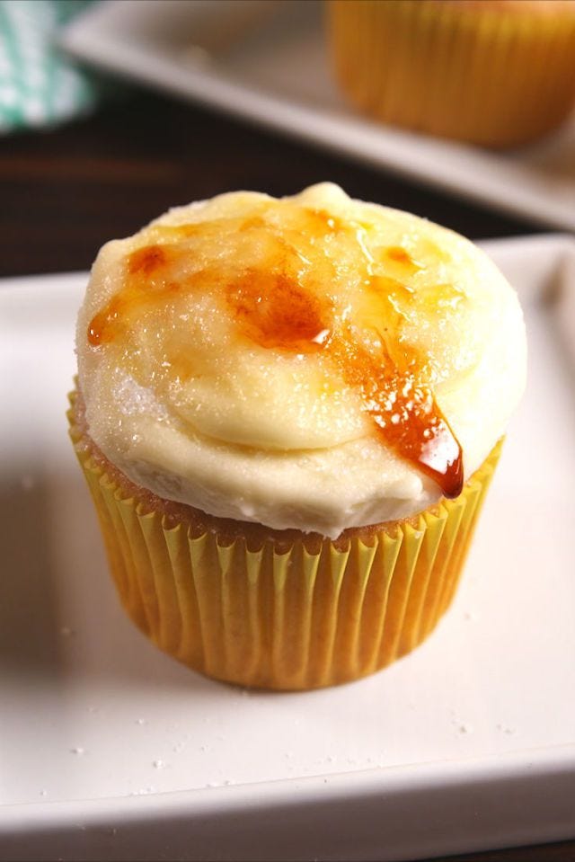 creme brulee cupcakes