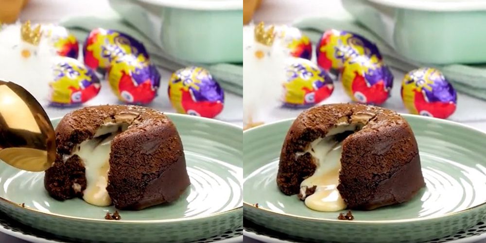 These Molten Lava Cakes are any Creme Egg fans' dream 