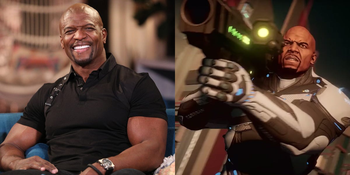 How long did Terry Crews play in the NFL?