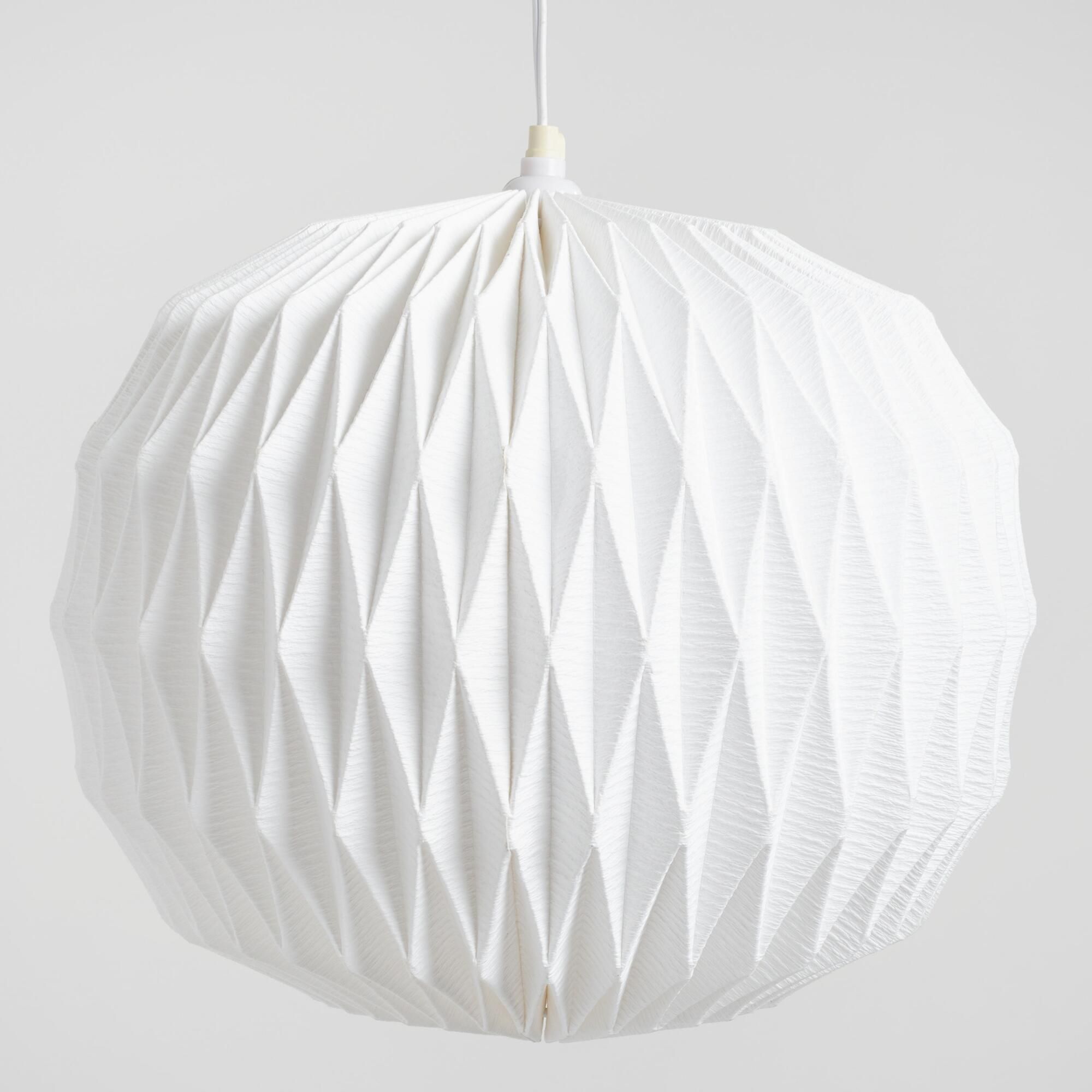 Crinkle paper deals lamp shade