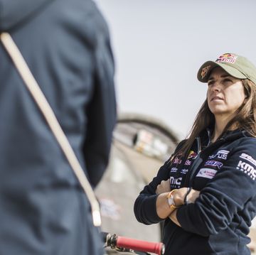 cristina gutierrez herrero esp for red bull can am factory racing during the rest day in, riyadh saudi arabia on january 13, 2024