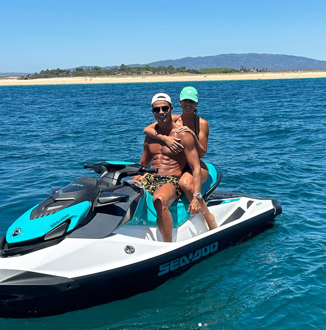 Cristiano Ronaldo Shows Off Carved Abs in Shirtless Jet Ski Photo