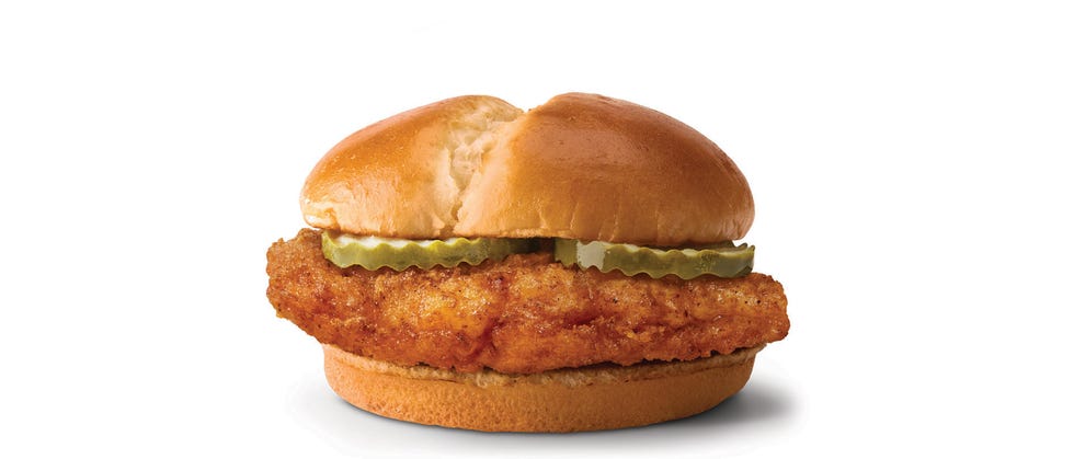 mcdonald's crispy chicken sandwhich