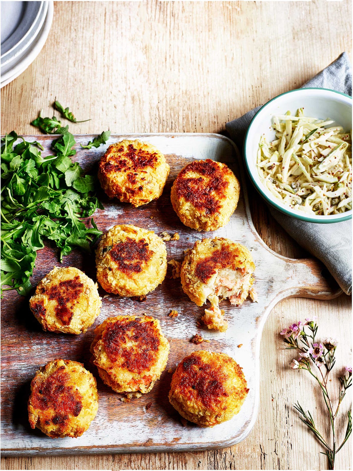 Smoked salmon fishcakes