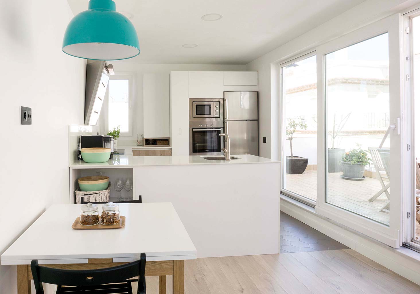 cocina blanca