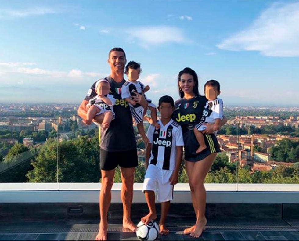 Cristiano Ronaldo y Georgina Rodriguez de la Juventus