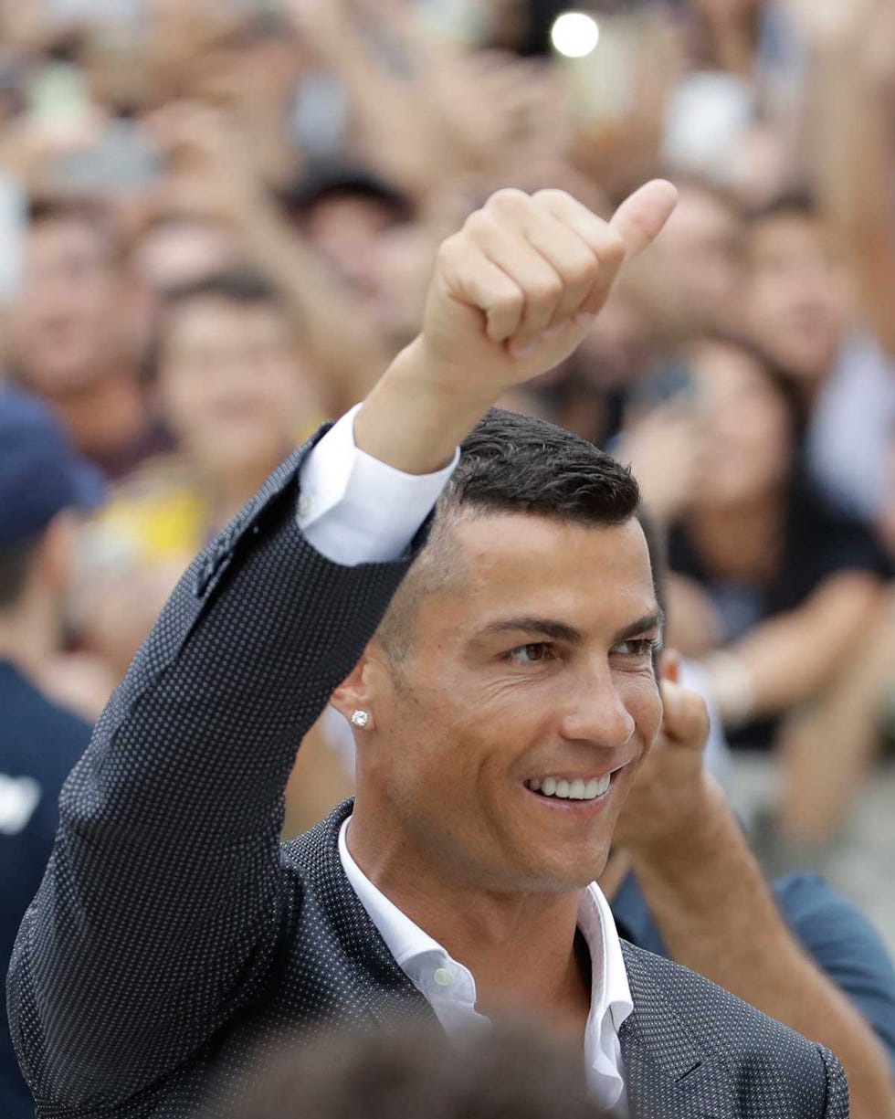 Cristiano Ronaldo Turín, reconocimiento médico