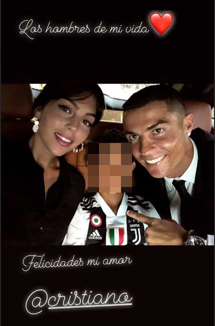 Georgina Rodríguez apoya a Cristiano Ronaldo: felicitación en Instagram