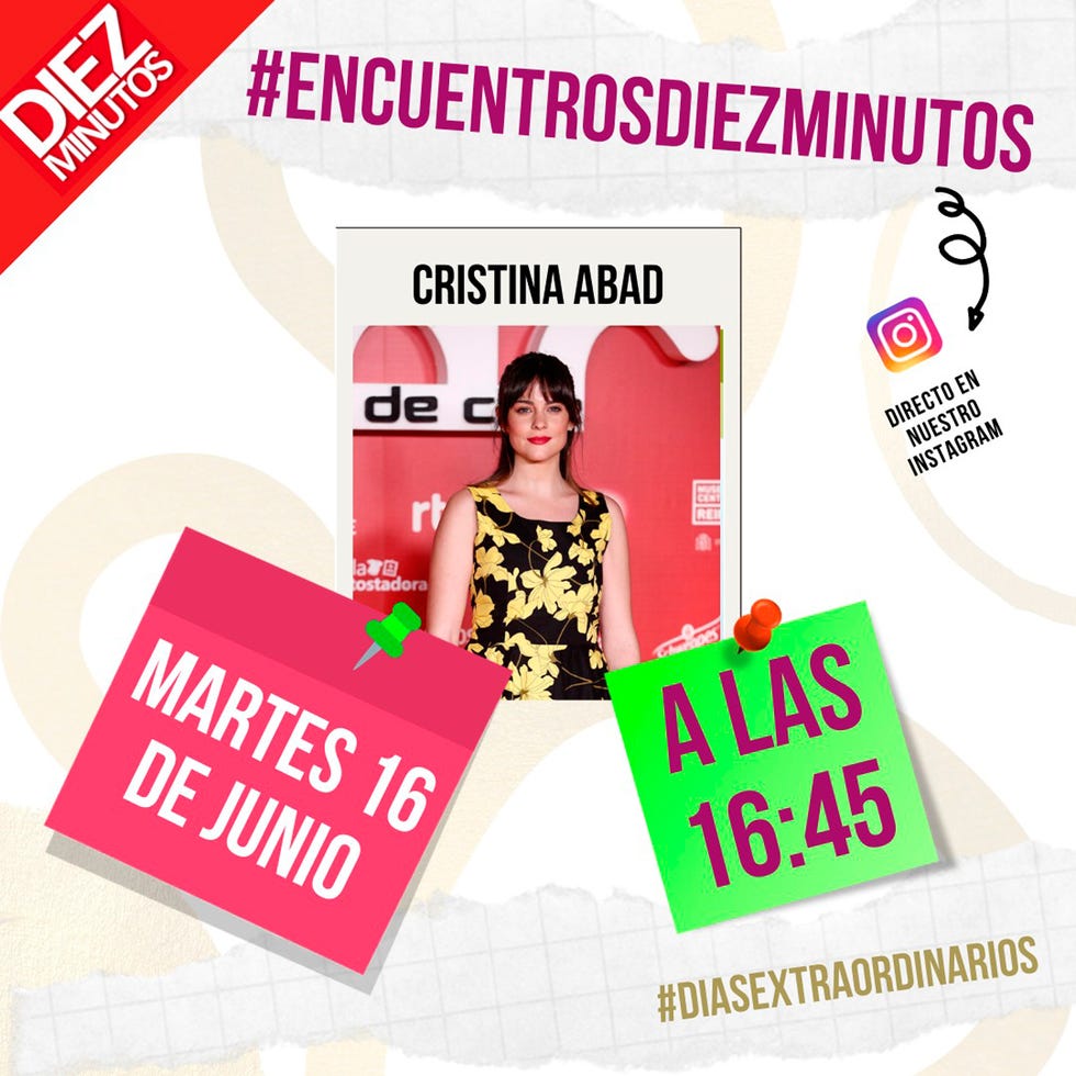marian conde, cristina abad y màxim huertas estarán esta semana en encuentrosdiezminutos