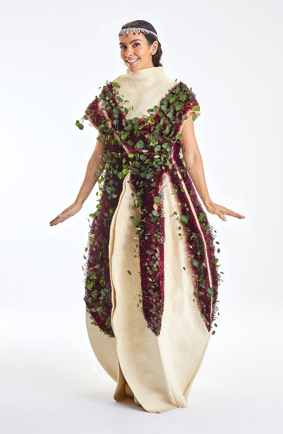a person in a dress