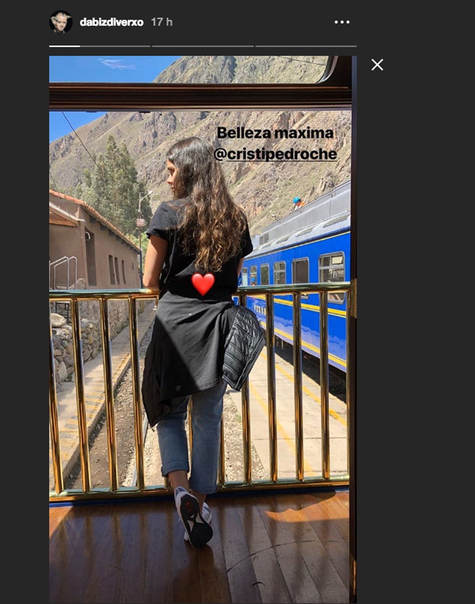 La presentadora no lo está pasando bien