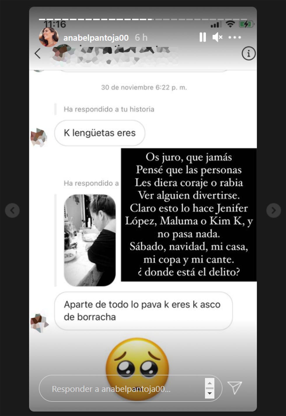 críticas a anabel pantoja